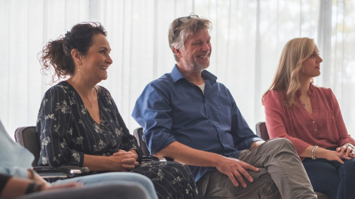 Curisten luisteren naar de NLP training