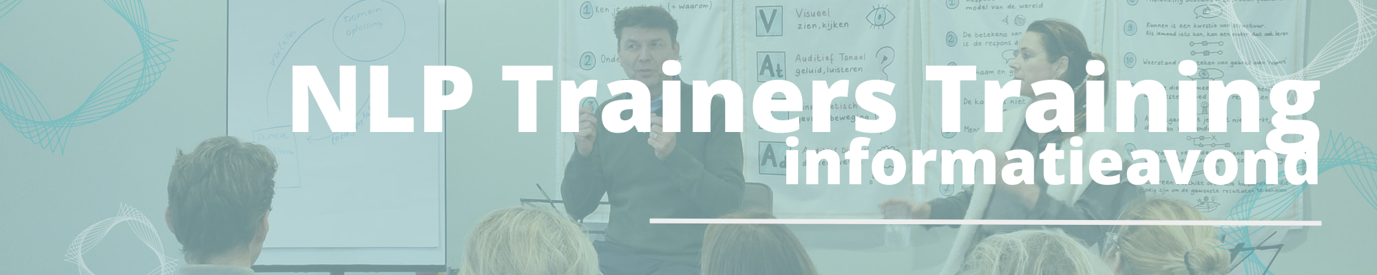 Banner voor de NLP Trainers Training informatieavond