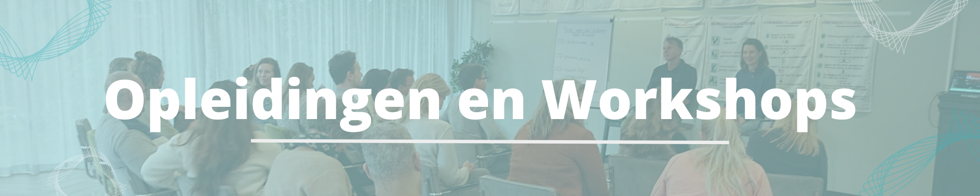 Banner opleidingen en workshops Banner opleidingen