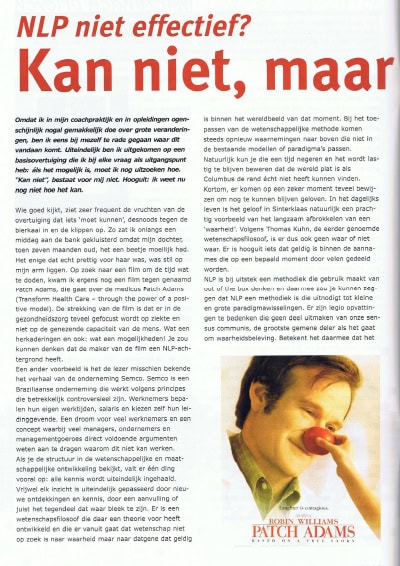 Artikel Kan niet, maar werkt wel