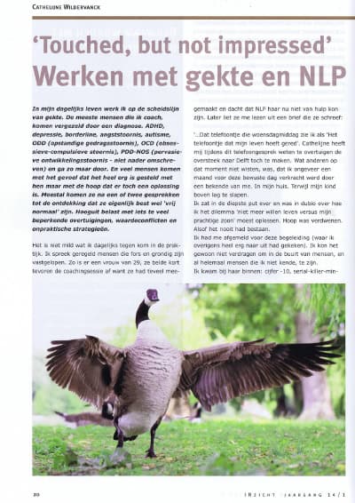 Artikel Touched but not impressed